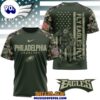 Philadelphia Eagles x FLY EAGLES FLY 2025 Camo 3D T-Shirt