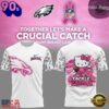 Philadelphia Eagles x Hello Kitty Crucial Catch 2026 T Shirt, Sport Trend 3D Shirt