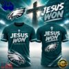 Philadelphia Eagles x Jesus Won 2026 Special New T Shirt, Sport Trend 3D Shirt