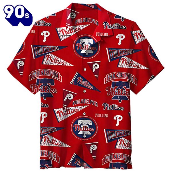 Philadelphia Phillies Hawaiian Button Up Shirts Aloha Vibes For A Cute Summer Look