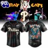 Philadelphia Phillies Stray Cats 2026 US Tour Inspired Baseball Jersey