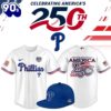 Philadelphia Phillies USA 250th Anniversary American Celebration Baseball Jersey