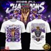 Philadelphia Waterdogs Premier Lacrosse League 2026 Champions White T Shirt, Sport Trend 3D Shirt