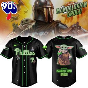 Philadelphia-Phillies-x-The-Mandalorian-Grogu-Collector-Baseball-Jersey-1 For Fans