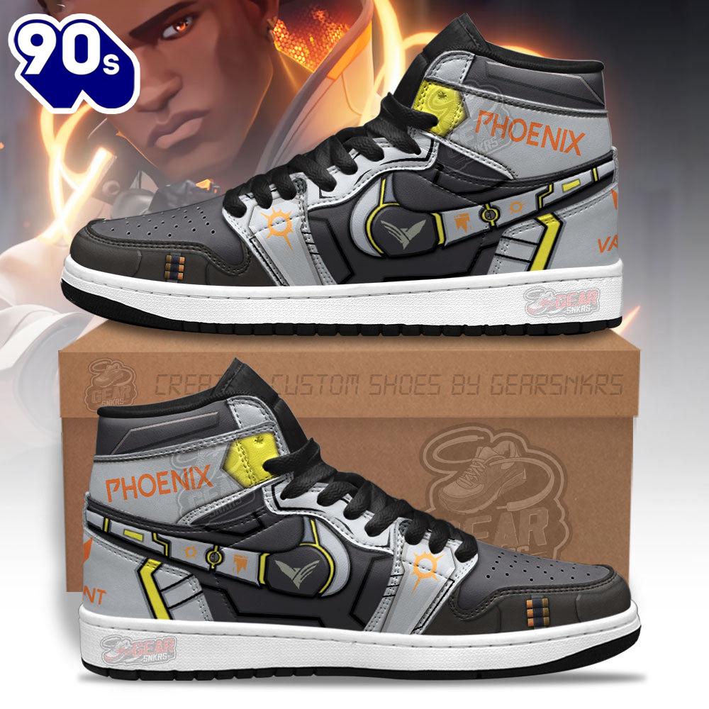 Phoenix Valorant Agent Shoes Custom For Gamer Phoenix Valorant Agent Shoes Custom For Gamer