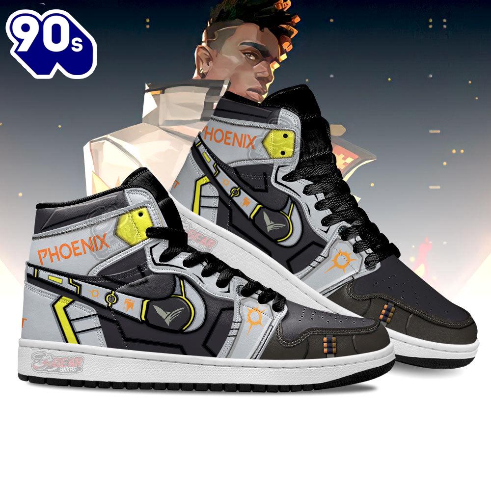 Phoenix Valorant Agent Shoes Custom For Gamer Phoenix Valorant Agent Shoes Custom For Gamer