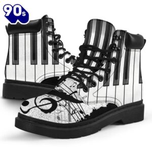 Piano Music Note Art Asboots All Season Boots Gift Xmas 1 Piano Music Note Art Asboots All Season Boots