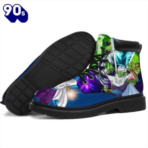 Piccolo Dragon Ball Leather Boots Timbs Custom Anime Shoes Fan Gift
