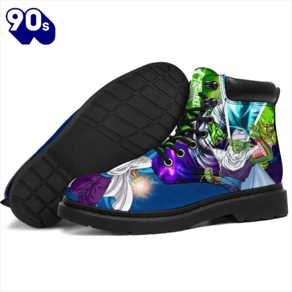 Piccolo Dragon Ball Leather Boots Timbs Custom Anime Shoes Fan Gift