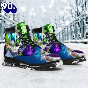 Piccolo Dragon Ball Leather Boots Timbs Custom Anime Shoes Fan Gift