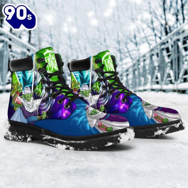 Piccolo Dragon Ball Leather Boots Timbs Custom Anime Shoes Fan Gift