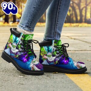 Piccolo Dragon Ball Leather Boots Timbs Custom Anime Shoes Fan Gift