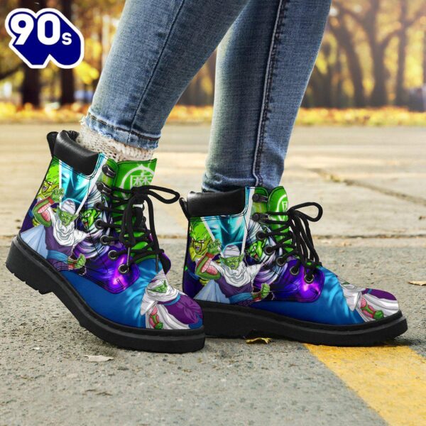Piccolo Dragon Ball Leather Boots Timbs Custom Anime Shoes Fan Gift