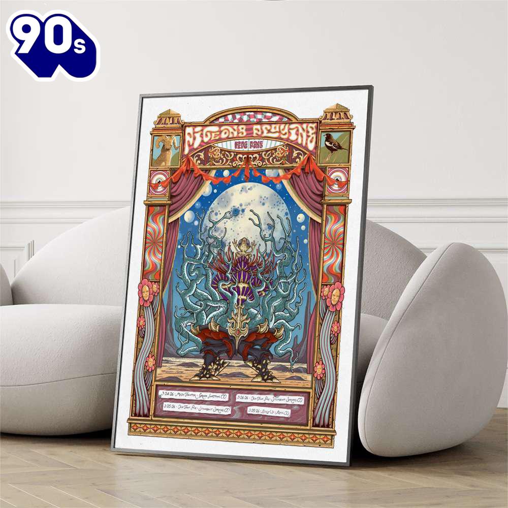 Pigeons Playing Ping Pong Mar 29 2026 Aspen CO Poster Pigeons Playing Ping Pong Mar 29 2026 Aspen CO Poster