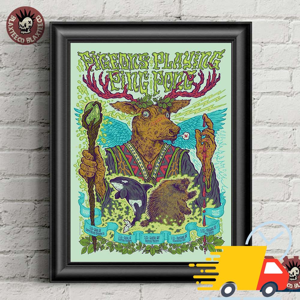 Pigeons Playing Ping Pong Poster Leg Tour On March 2025 The Deer Mother Nature Canvas Pigeons Playing Ping Pong Poster Leg Tour On March 2025 The Deer Mother Nature Canvas