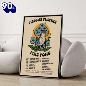 Pigeons Playing Ping Pong Winter And Spring 2026 Shows Poster