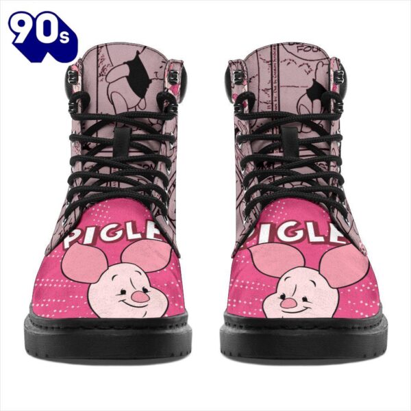 Piglet Leather Boots Shoes Winnie The Pooh Idea Gift For Fan