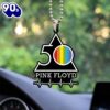 Pink Floyd Custom shape 1-sided Acrylic Car Ornament Gift For Xmas Christmas Day
