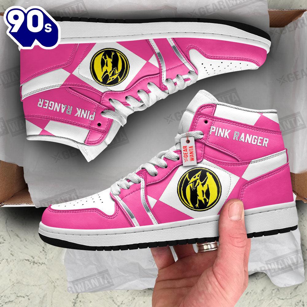 Pink Ranger Mighty Morphin Power Rangers J1 Shoes Custom Sneakers Pink Ranger Mighty Morphin Power Rangers J1 Shoes Custom Sneakers