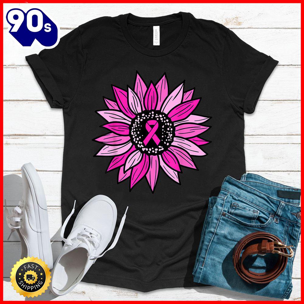 Halloween 2025 Pink Ribbon Sunflower Breast Cancer Awareness Women Kids T-Shirt Halloween 2025 Pink Ribbon Sunflower Breast Cancer Awareness Women Kids T-Shirt