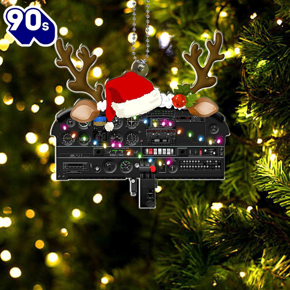 Piper PA-28 Warrior Cockpit Christmas Ornament Piper PA-28 Warrior Cockpit Christmas Ornament