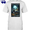 Pitbull Dog Hello Darkness My Old Friend Portrait Halloween T-shirts For Man And Women