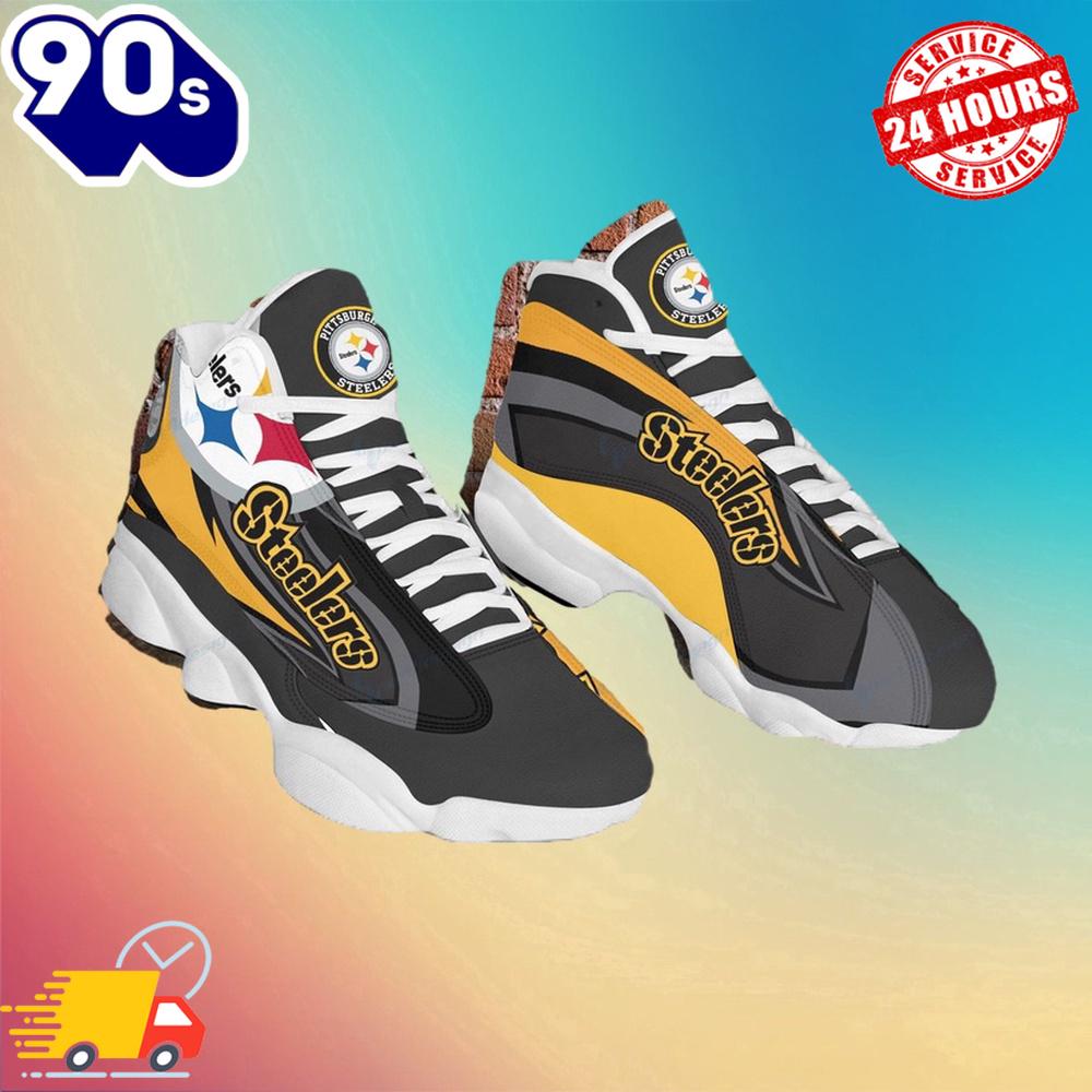 Pittsburgh Steelers Air Jordan 13 Shoes V2 Pittsburgh Steelers Air Jordan 13 Shoes V2