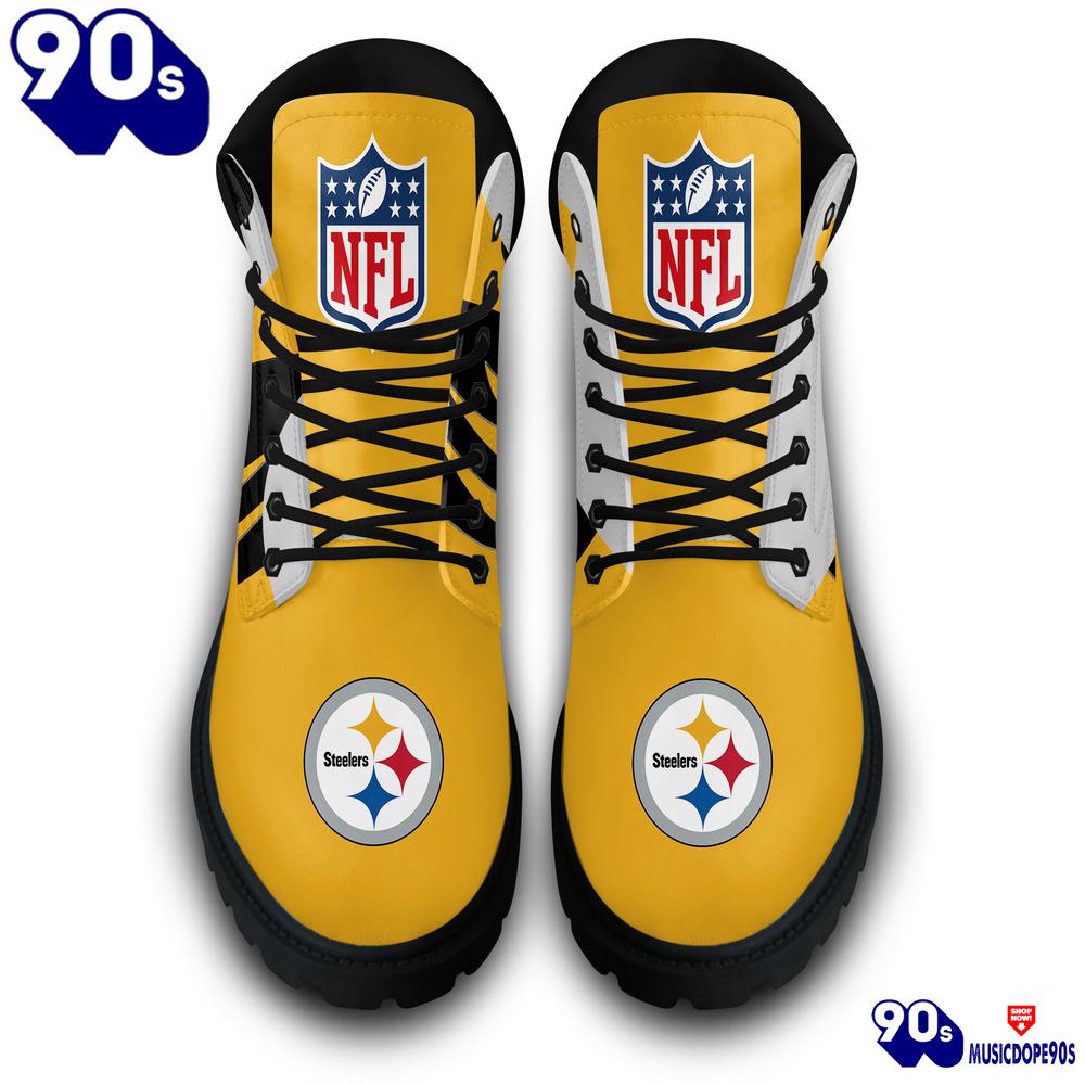 Pittsburgh Steelers Custom Boots Shoes Idea Gift For Fan Pittsburgh Steelers Custom Boots Shoes Idea Gift For Fan