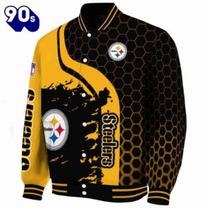 Pittsburgh Steelers Hexagonal Pattern Gold…
