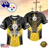 Pittsburgh Steelers NFL Blessed Beyond The Score Baseball Jersey, Trending NFL Jersey