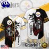 Pittsburgh Steelers NFL Game Day Grateful Dead Baseball Jersey Shirt, Trending NFL Jersey