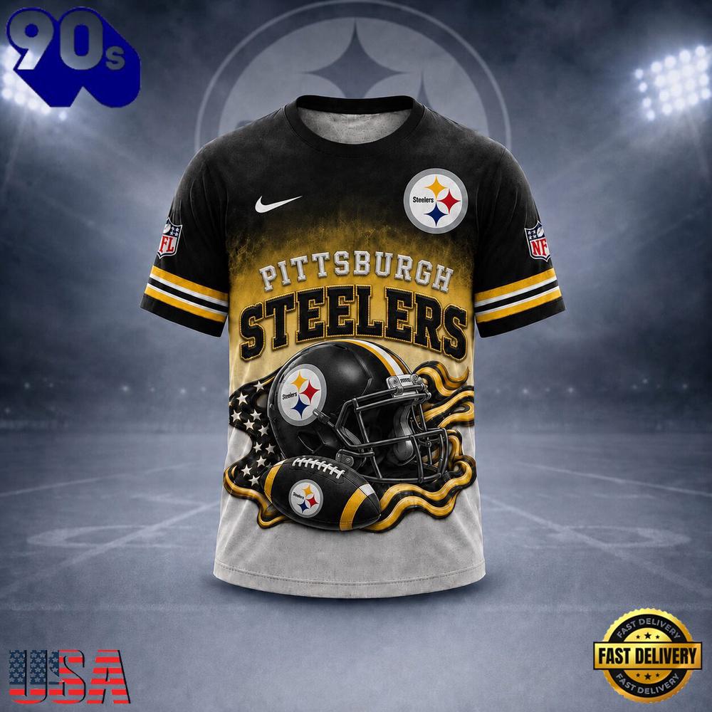 Pittsburgh Steelers NFL New 2026 Version All Over Print T Shirt Pittsburgh Steelers NFL New 2026 Version All Over Print T Shirt