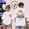 Pittsburgh Steelers NFL Kitty Burger Game Day Unisex 3D Shirt, NFL Trending Shirt