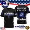Pittsburgh Steelers NFL The National Law Enforcement 3D T-Shirt