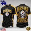 Pittsburgh Steelers NFL Till I’m Dead Forever Skull Fan Pride 3D Shirt, NFL Trending Shirt
