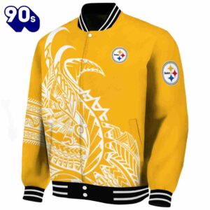 Pittsburgh Steelers Tribal Art Gold…