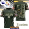 Pittsburgh Steelers x STEELERS STAND FOR FREEDOM 2025 Camo 3D T-Shirt