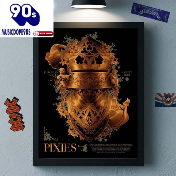 Pixies European Tour 2025 Tour Exclusive Tour Dates Canvas