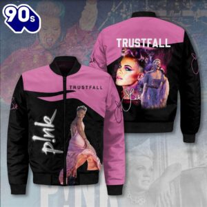 P!nk 3D Bomber Jacket For Fans  For Fans