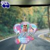 P!nk Custom shape Clear 1-sided Acrylic Car Ornament  Christmas Day