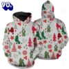 Poodle Dog Pet Christmas Hoodie All Over Print  , Pet Christmas 3d Shirt