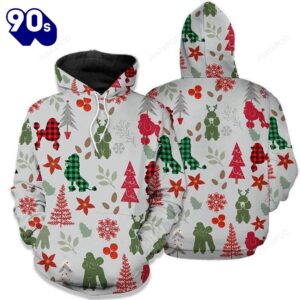 Poodle Dog Pet Christmas Hoodie…