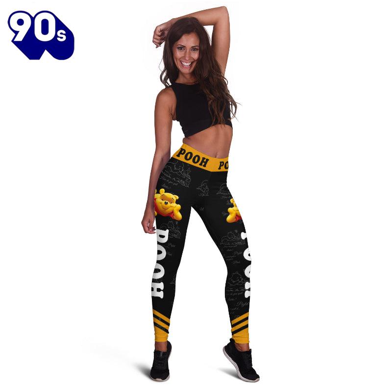 Pooh Pattern Cartoon Character Activewear Set Pooh Pattern Cartoon Character Activewear Set