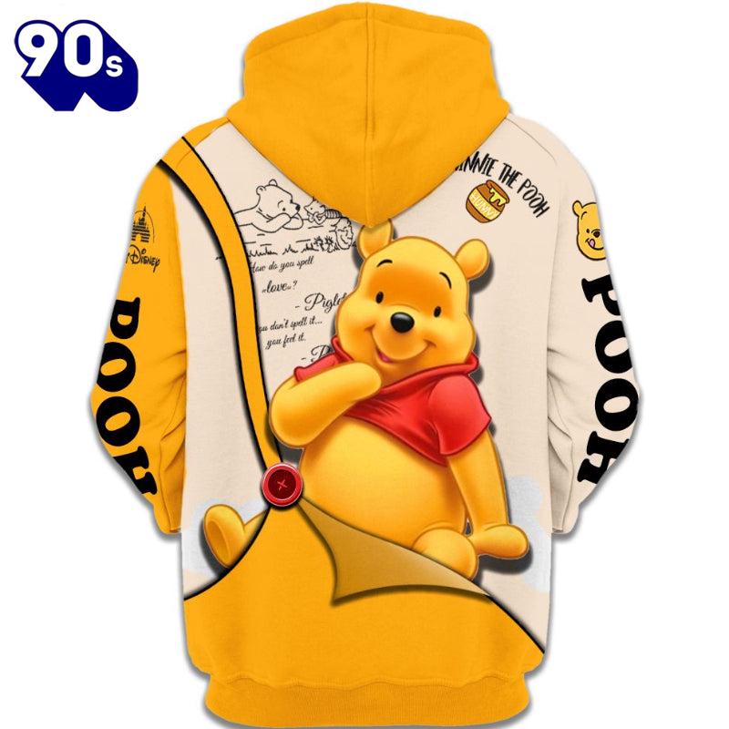 Pooh Pattern Cartoon Character Activewear Set Pooh Pattern Cartoon Character Activewear Set