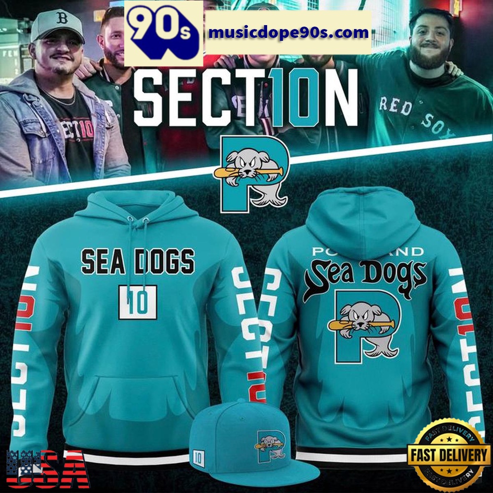 Portland Sea Dogs 2026 Section 10 Limited Edition Hoodie Portland Sea Dogs 2026 Section 10 Limited Edition Hoodie