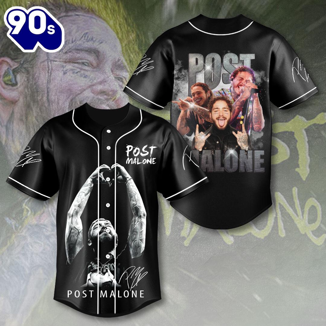 Post Malone Baseball Jersey Gift For Fans Post Malone Baseball Jersey Gift For Fans