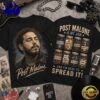 Post Malone Is My Jam Songs in Jars Front and Back T Shirt, Viral 3D Music Tee
