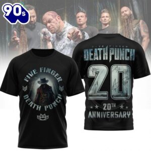 Premium Five Finger Death Punch 20th Anniversary 3D Shirt