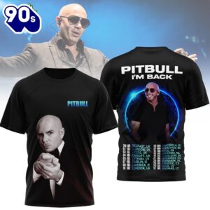 Premium Pitbull I’m Back Fan Tour 3D Shirt