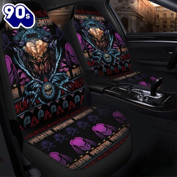Pretador Christmas Premium Custom Car Seat Covers Decor Protectors Gift Xmas
